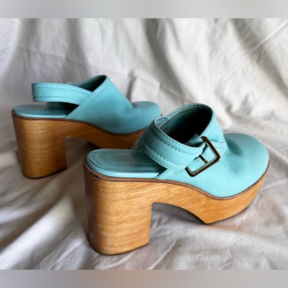 CHARLOTTE STONE
Bonnie Leather Slingback Strap Platform Clog size 10 - Picture 15 of 15